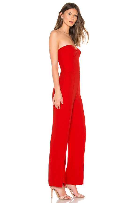 view 2 of 3 Vivian Jumpsuit in Red