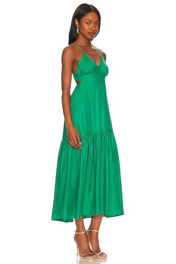 view 2 of 3 ПЛАТЬЕ SELENE in Green