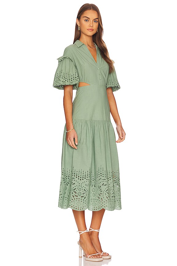 view 2 of 3 Graciela Dress in Cucumber