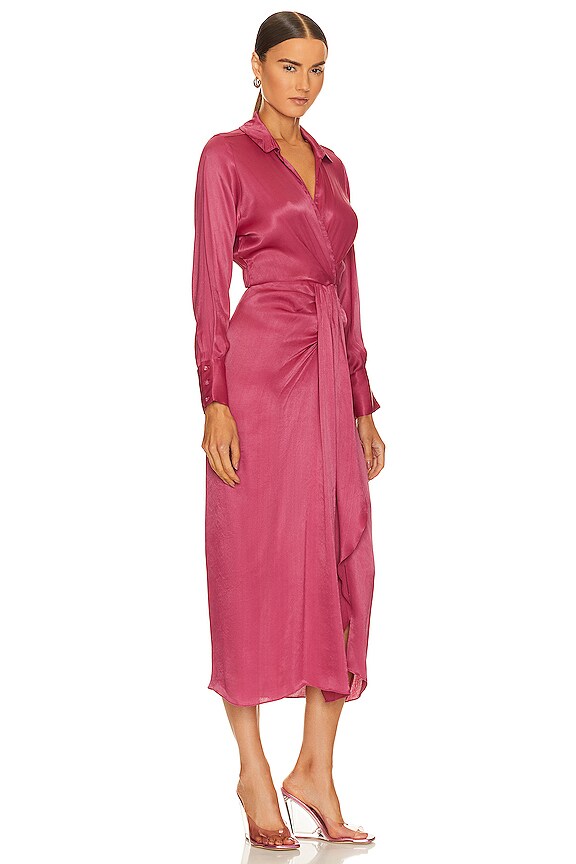 view 2 of 3 ROBE MI-LONGUE WILLOW in Rose