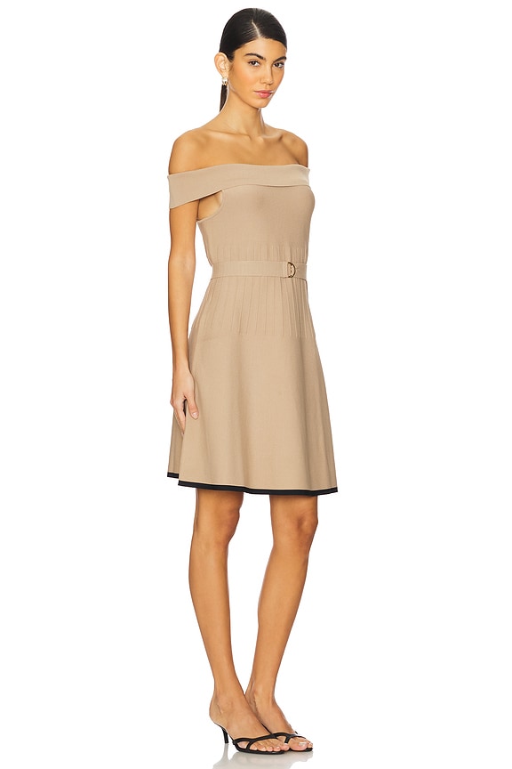 view 2 of 3 MINI VESTIDO DE PUNTO AMAYA in Shiitake