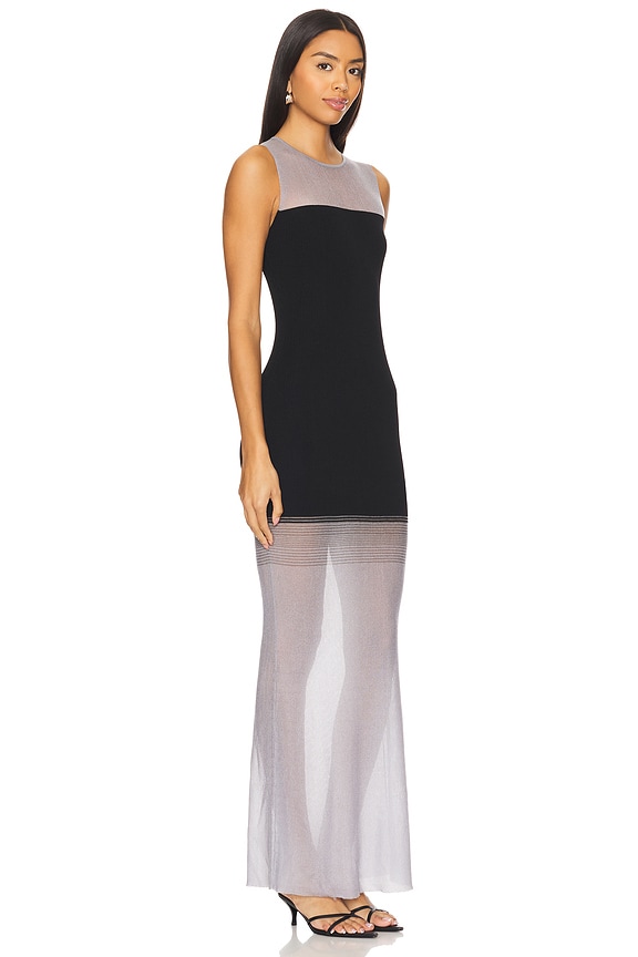 view 2 of 3 Renata Knit Maxi Dress in Black
