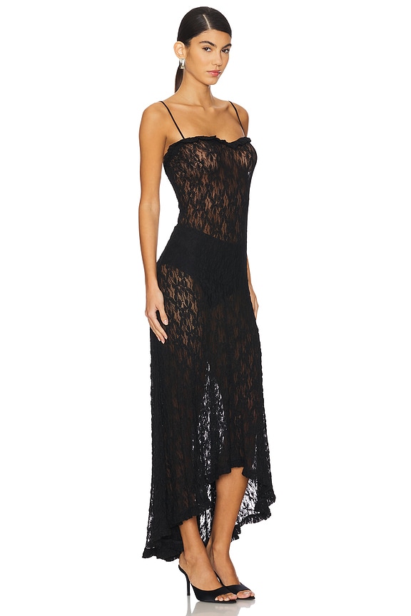 view 2 of 3 Amelia Lace Maxi Dress in Black