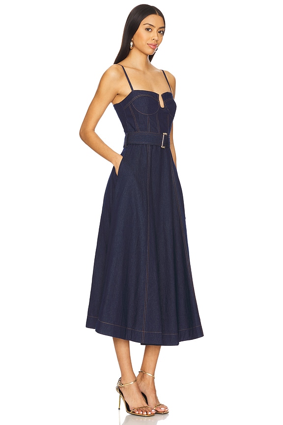 view 2 of 3 Maverick Denim Dress in Blue Denim