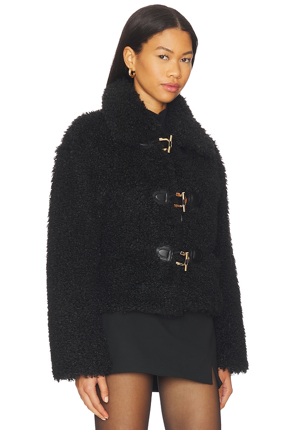 view 2 of 4 Noelle Fur Jacket in Black