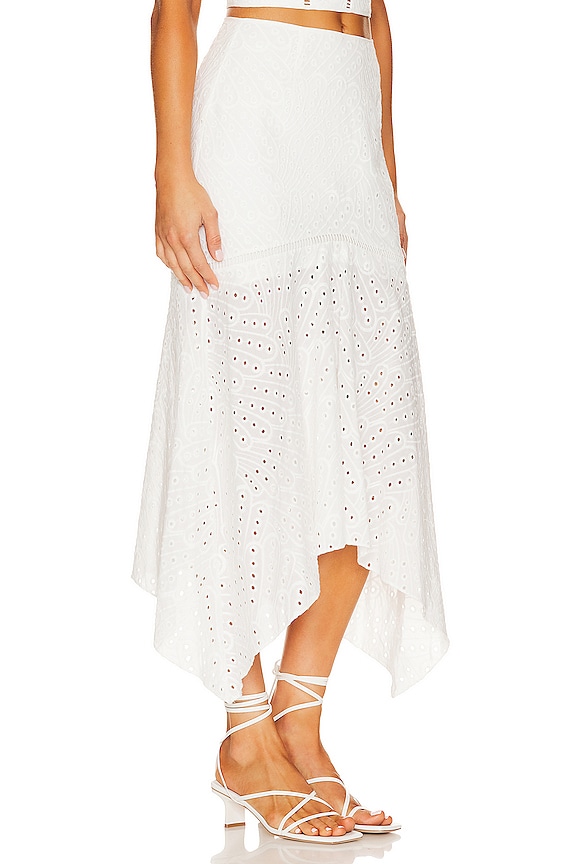 view 2 of 4 Irma Eyelet Skirt in White