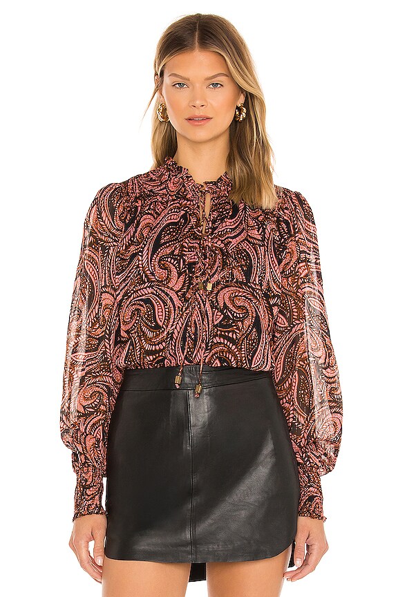 view 2 of 6 ROMA トップ in Lavender Paisley