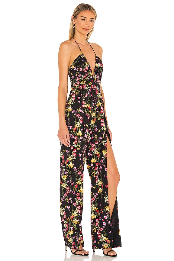 view 2 of 3 NEVER CROSS 점프수트 in Black/Coral