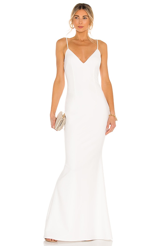 Katie May Bambina Gown in Ivory | REVOLVE