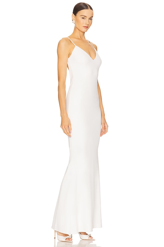 view 2 of 3 VESTIDO LARGO BAMBINA in Ivory