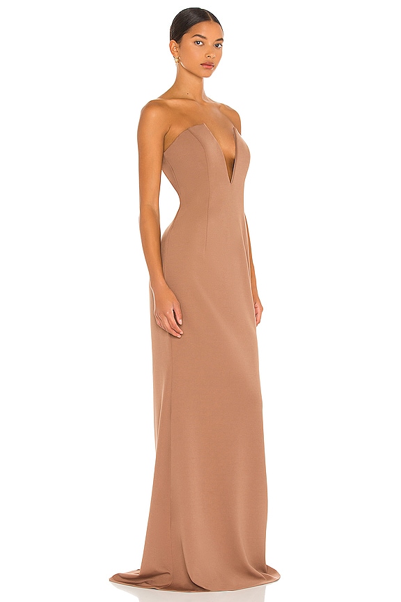 view 2 of 3 Crush Gown in Cocoa