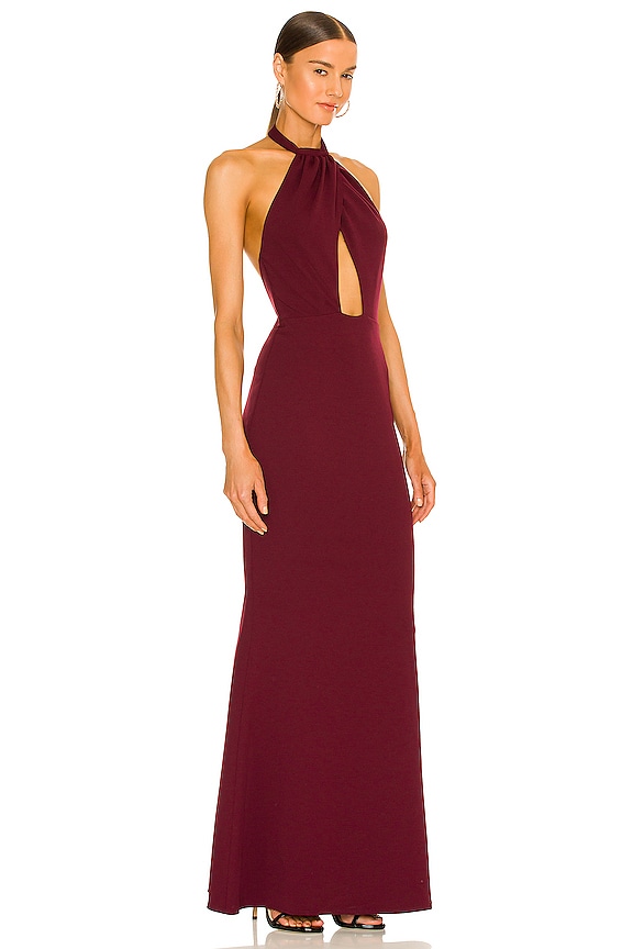 view 2 of 3 Petra Gown in Sangria