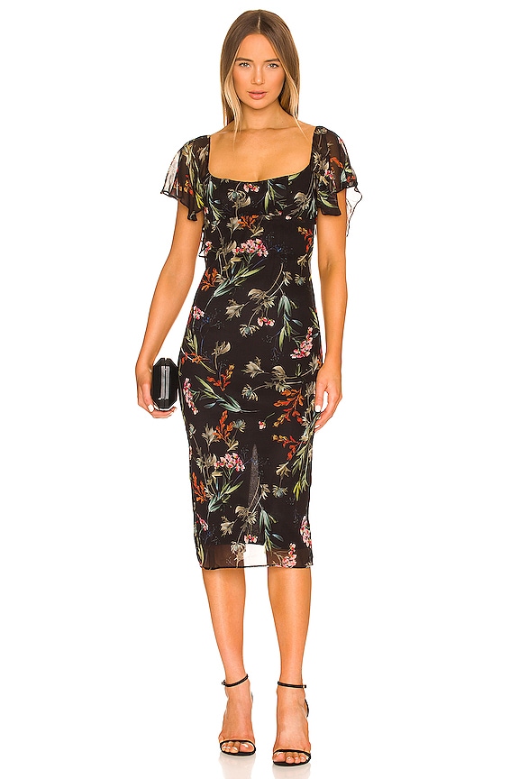 view 2 of 3 Posh Dress in Black Floral