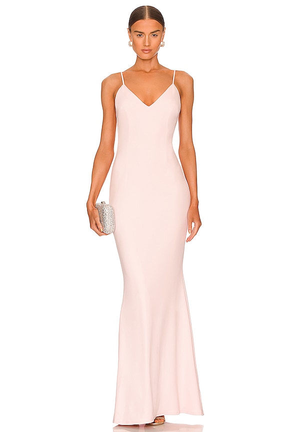 view 2 of 3 VESTIDO LARGO BAMBINA in Blush