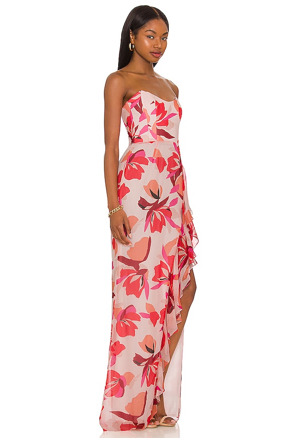 view 2 of 3 VESTIDO LARGO BABY in Pink Floral