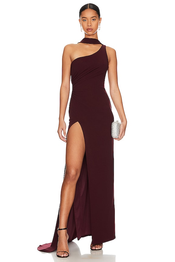 view 2 of 4 Amina Gown in Sangria