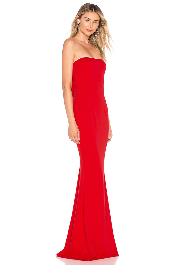 view 2 of 4 Mary Kate Gown in Cherry