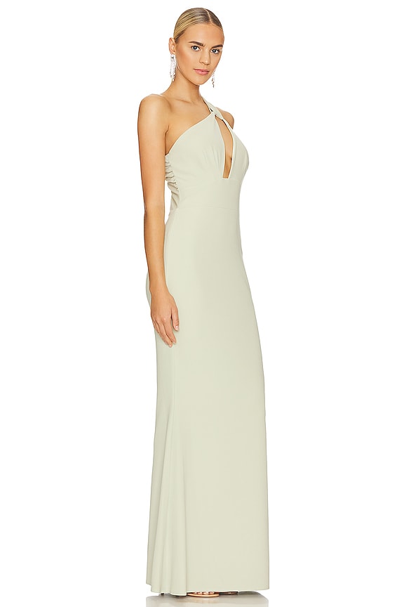 view 2 of 3 Edgy Dress in Sage