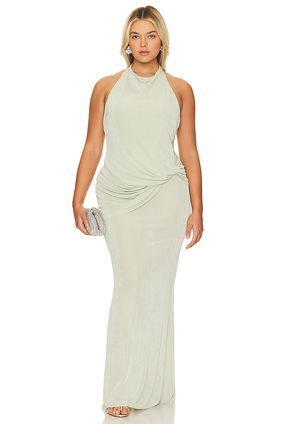view 2 of 6 Leyla Gown in Sage