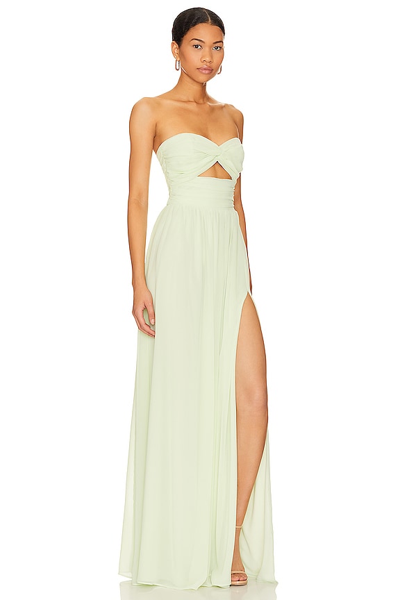 view 2 of 3 Adele Gown in Honeydew