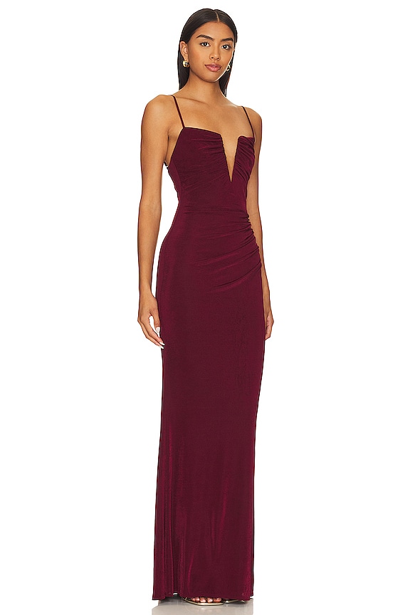 view 2 of 3 Erykah Gown in Sangria