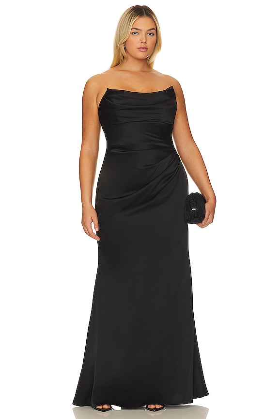 view 2 of 6 Taylor Gown in Black