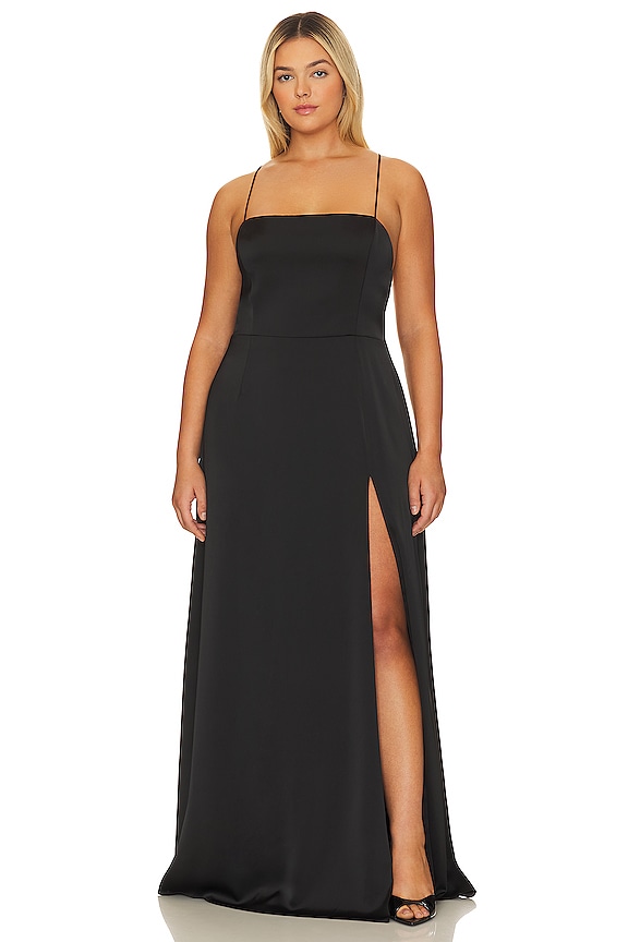 view 2 of 6 VESTIDO LARGO TRUDY in Black