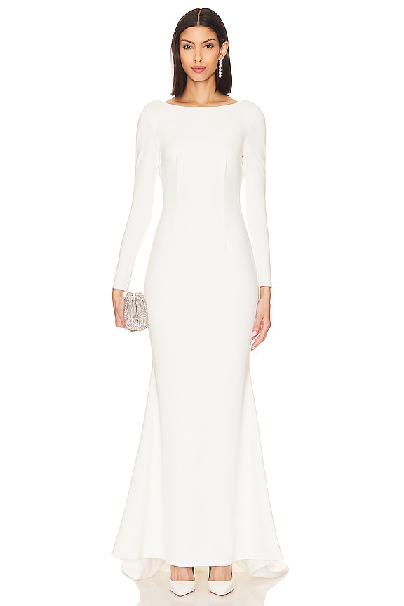 view 2 of 3 ВЕЧЕРНЕЕ ПЛАТЬЕ WASSON in Ivory