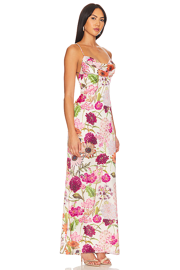view 2 of 3 Tara Gown in Pink Daisy