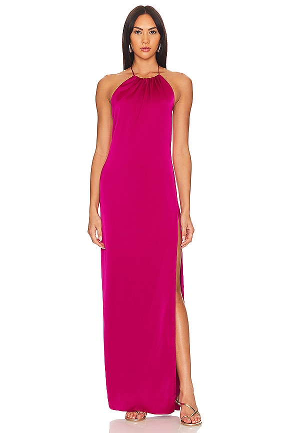 view 2 of 3 ROBE DE SOIRÉE CHER in Pink Peacock