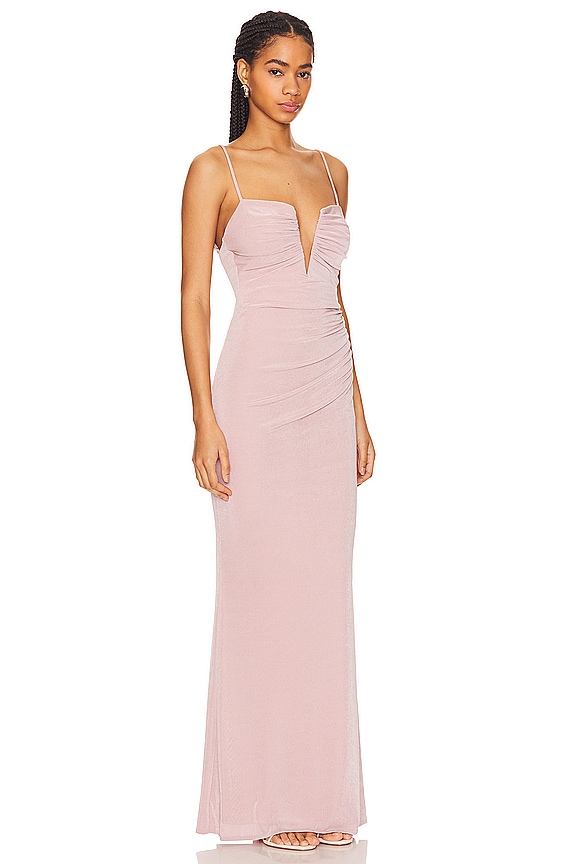 view 2 of 3 ROBE DE SOIRÉE ERYKAH in Dusty Rose