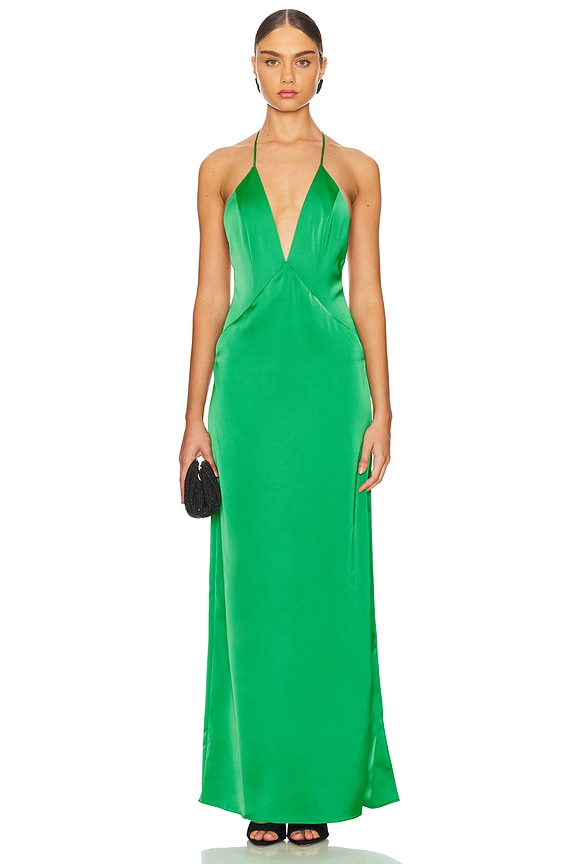 view 2 of 4 Holly Gown in Emerald