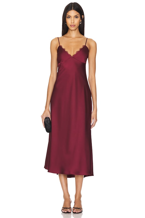 view 2 of 4 Jessica Dress in Bordeaux