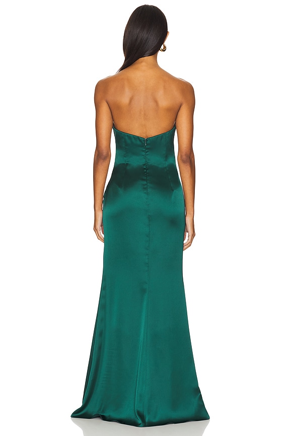 all about may green dress Taylor Gown martha may red and green dress