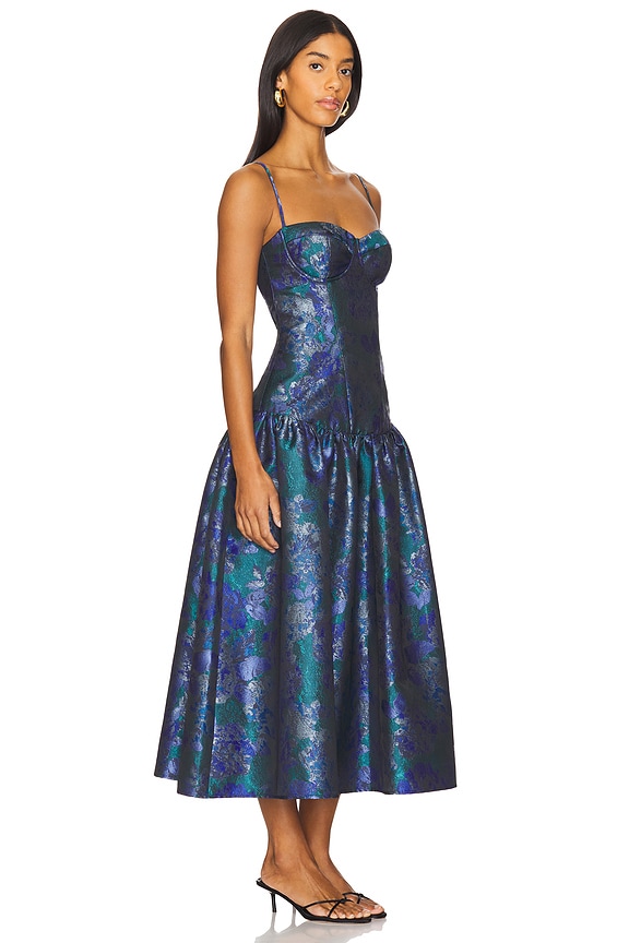 view 2 of 3 Shelly Dress in Blue Floral