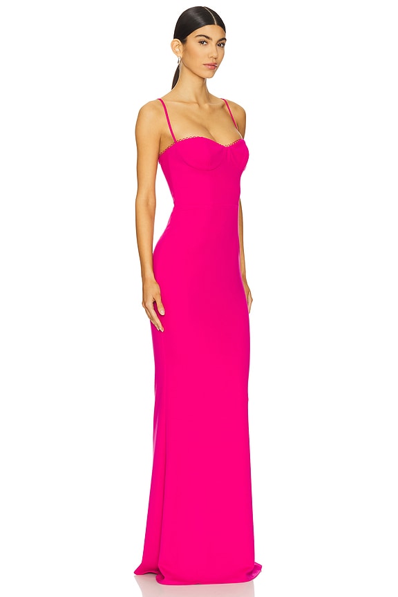 view 2 of 3 ROBE DE SOIRÉE YASMIN in Pink Peacock