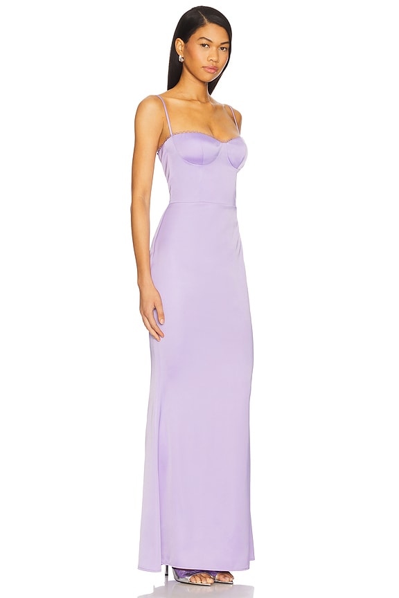 view 2 of 3 Yasmin Gown in Light Amethyst