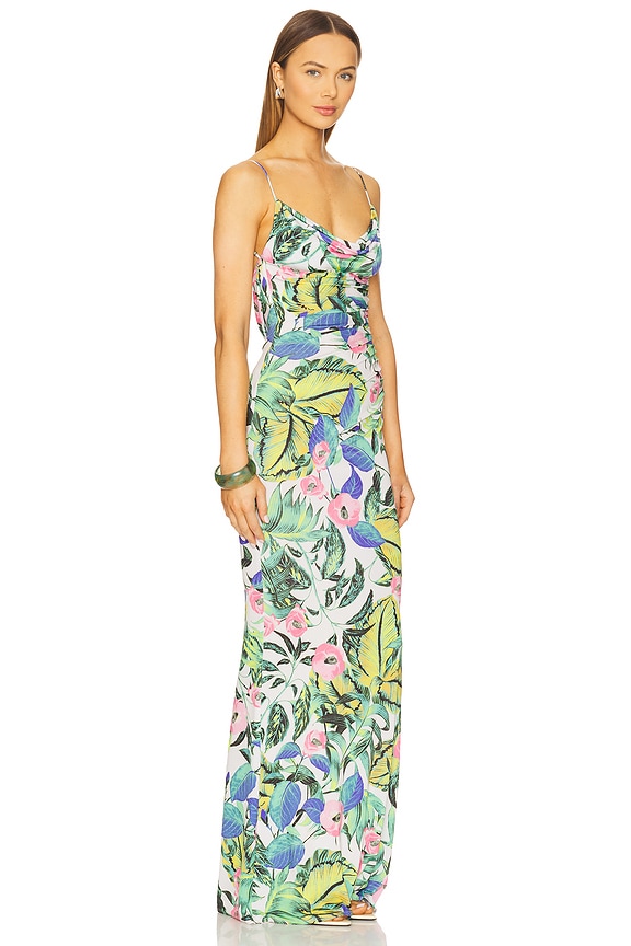 view 2 of 3 Beth Gown in Tropical Palm