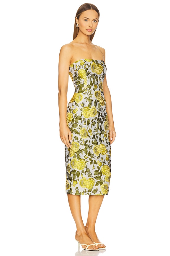 view 2 of 3 Vixen Dress in Yellow Rose