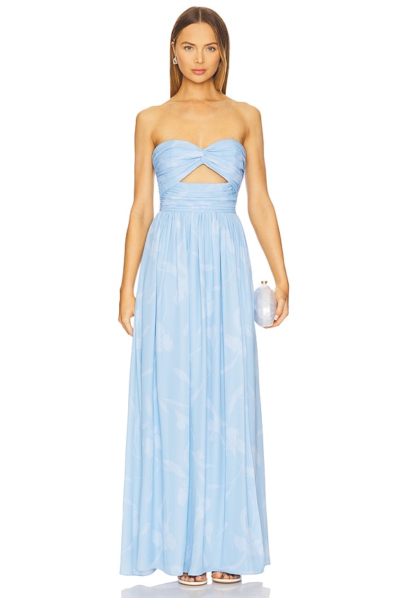 view 2 of 4 ROBE DE SOIRÉE ADELE in Light Blue