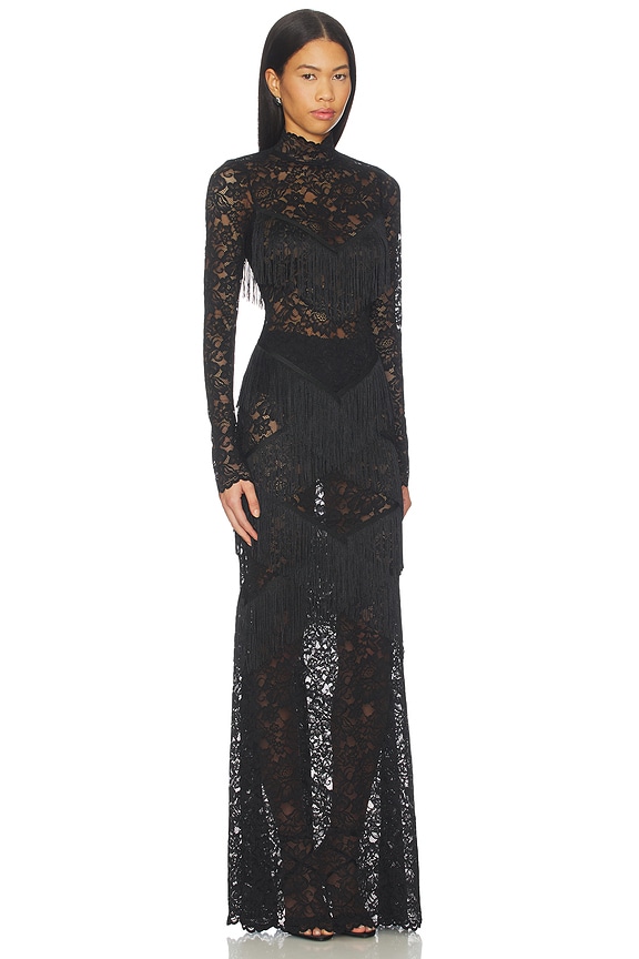 view 2 of 3 Tabby Gown in Black