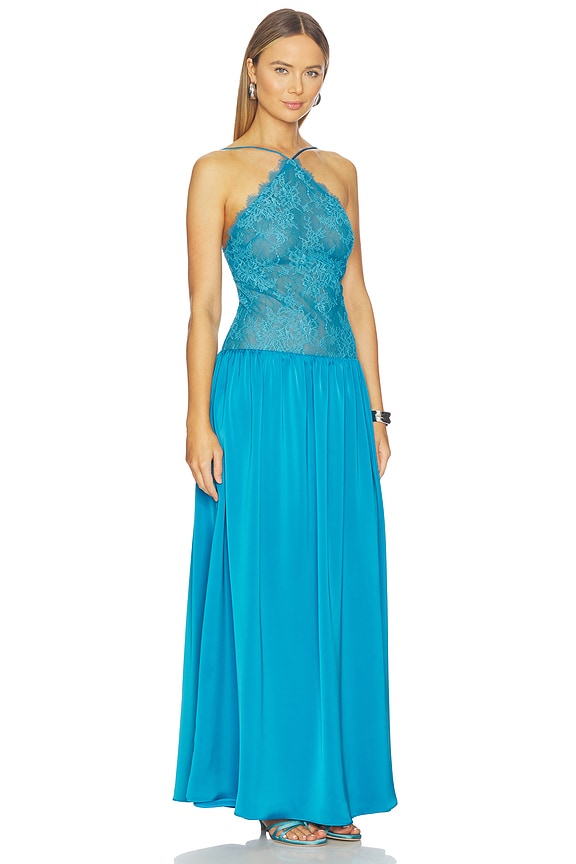 view 2 of 3 Kaya Gown in Deep Lagoon