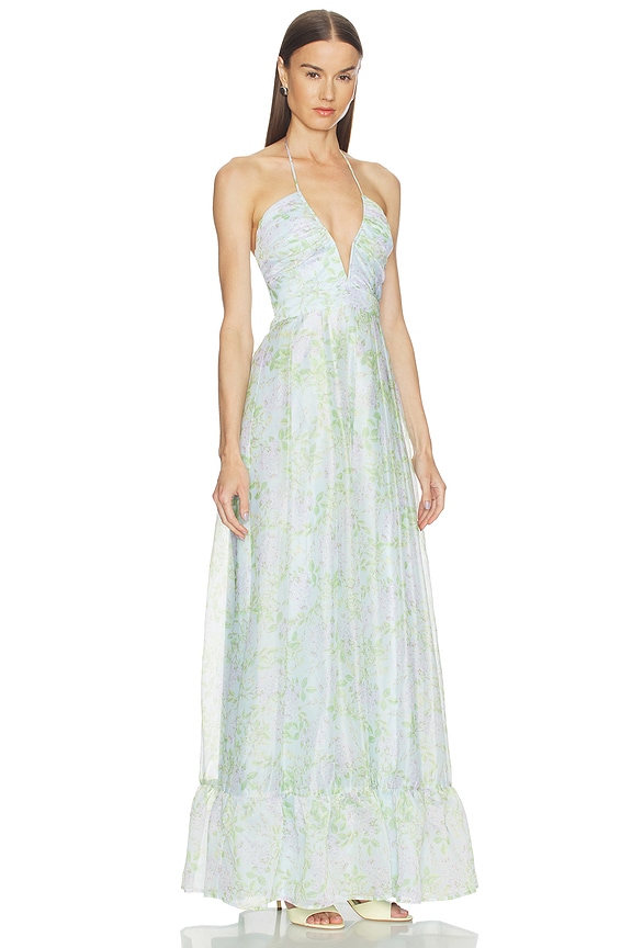 view 2 of 3 ROBE ISOLA in Sky Floral