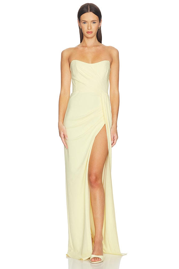 view 1 of 3 Pamela Gown in Butter Yellow