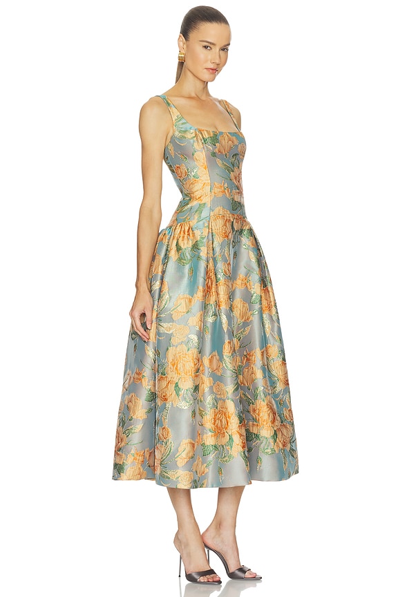 view 2 of 4 Esme Dress in Apricot Bloom