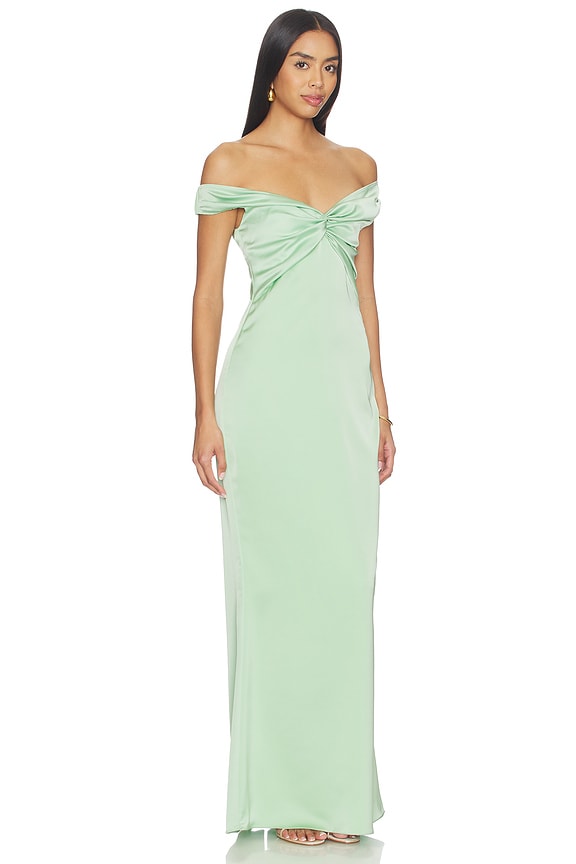 view 2 of 3 ВЕЧЕРНЕЕ ПЛАТЬЕ LIU in Mint Green