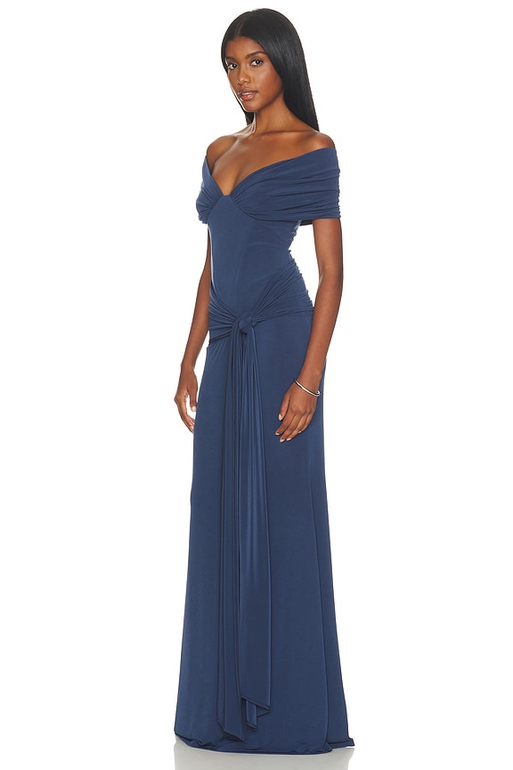 view 2 of 3 VESTIDO LARGO OBEY  in Deep Sea
