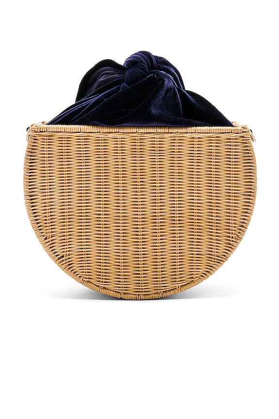 view 2 of 5 DYLAN 백 in Natural & Blue Velvet