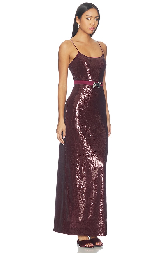 view 2 of 4 Kitty Dress in Burgundy