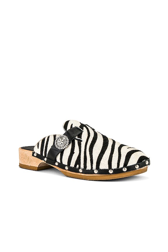 view 2 of 5 Allegra Pony Clog in Zebra